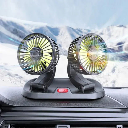 Double Headed Vehicle Fan (CIC922)